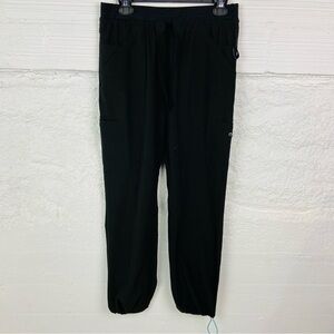 URBAN PERFORMANCE black multi pocket jogger scrub work comfy pants size SML